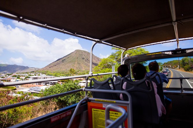 Waikiki Trolley Hop-On Hop-Off Tour of Honolulu - The Green Line for Diamond Head and the market