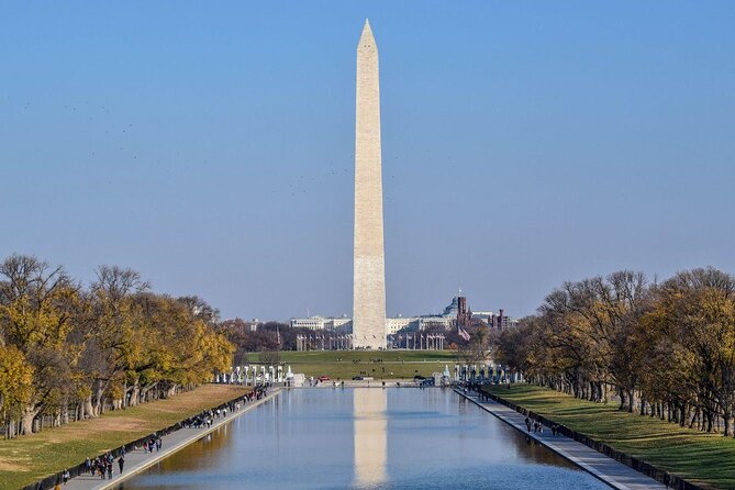 Washington DC Monuments by Moonlight Tour by Trolley - White House and Washington Monument views