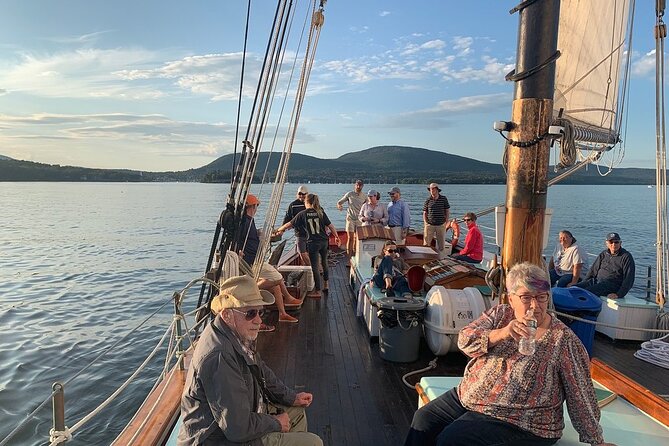 Windjammer Classic Sunset Sail from Camden, Maine - Starting at Bayview Landing in Camden Harbor