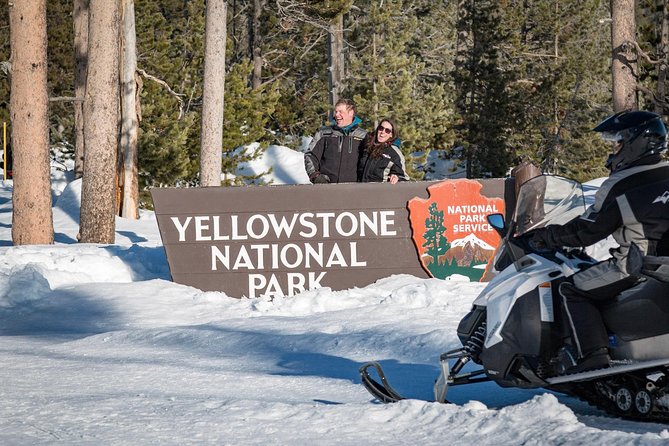 Yellowstone Old Faithful Full-Day Snowmobile Tour from Jackson Hole - Getting fitted for helmets, suits, and boots