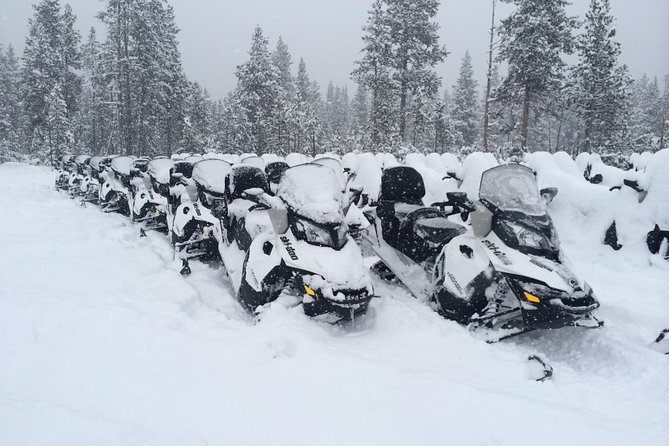 Yellowstone Old Faithful Full-Day Snowmobile Tour from Jackson Hole - Learning to drive before the long run