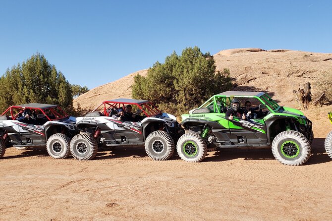 You-Drive 4x4 UTV Adventure–Hell’s Revenge & Fins N’ Things, Moab - Meeting at 1041 South Main Street in Moab
